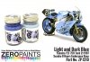 Zero Paints ZP-1210 Light and Dark Blue Yamaha YZF 750 Tech 21 Paint Set 2x30ml